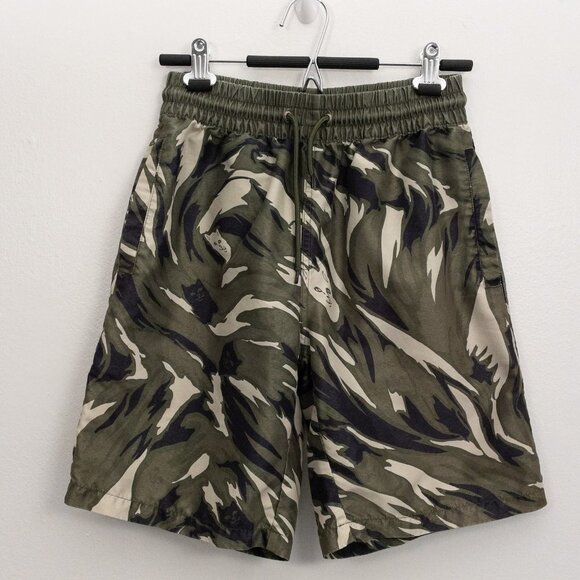 Ripndip Camo Print Athletic Shorts – Hidden Cat Design, Size M - Picture 1 of 4